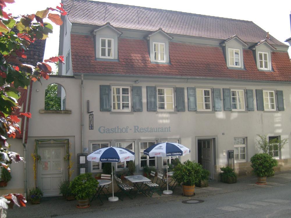 Gasthof Blauer Bock Schwäbisch Hall Eksteriør bilde